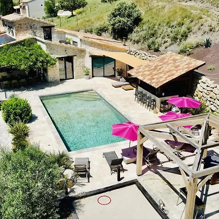 Maison En Pierre, Piscine, Villa